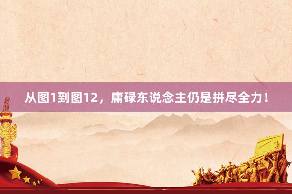 从图1到图12，庸碌东说念主仍是拼尽全力！
